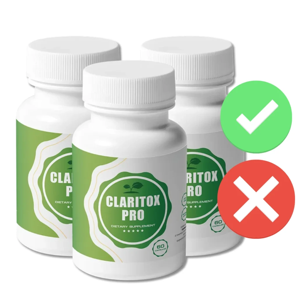Scientific infographic showing how Claritox Pro active ingredients support the vestibular system, neutralize brain toxins, and enhance spatial orientation.
