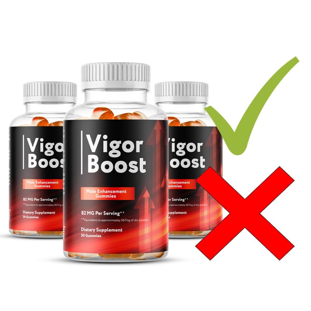 An analytical checklist or infographic structured in an investigative review style, breaking down "Direct checklist graphic highlighting the key benefits and advantages of using VigorBoost."
