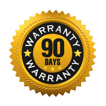 Official Neuro-Sharp 90-day 100% money-back guarantee seal ensuring a safe, risk-free purchase for buyers on the official manufacturing website.