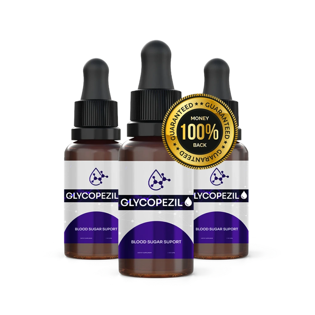 Three discounted package options for the Glycopezil supplement, featuring the 6-bottle bundle as the recommended choice with maximum savings and free shipping nationwide.