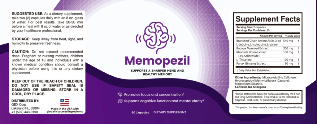 Memopezil overall customer satisfaction rating graphic displaying five stars and positive product review metrics.