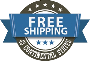 Blue commercial badge showing Free Shipping option for multi-bottle orders on the store.