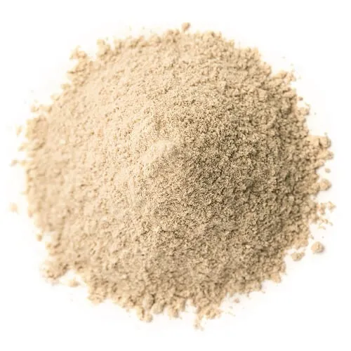A pile of pure Akkermansia Muciniphila probiotic powder extract on a clean white background for metabolic enhancement.